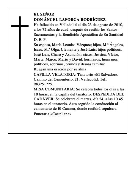 Don Ángel Laforga Rodríguez