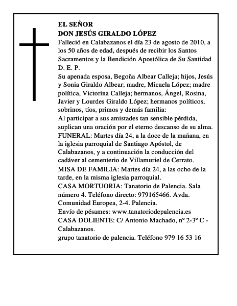 Don Jesús Giraldo López