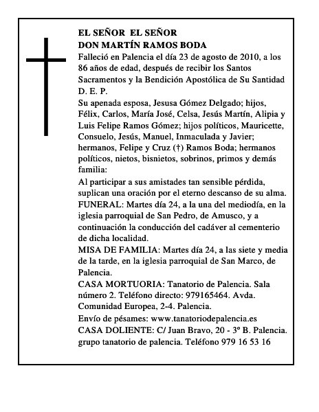Don Martín Ramos Boda