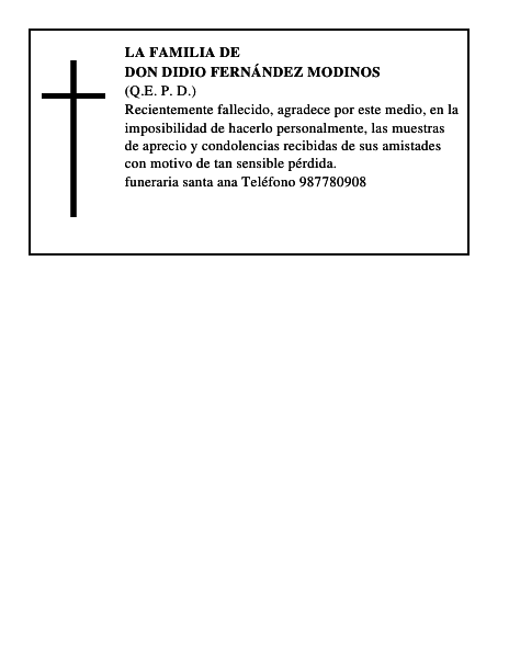 Don Didio Fernández Modinos