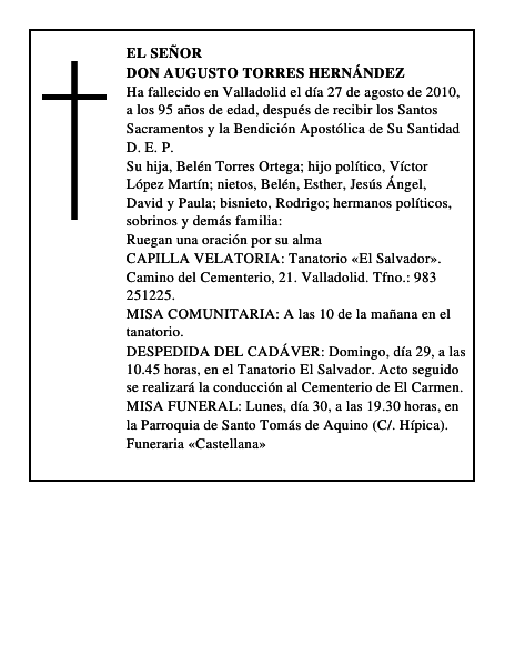 Don Augusto Torres Hernández