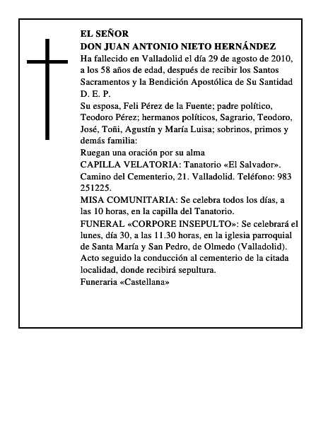 Don Juan Antonio Nieto Hernández