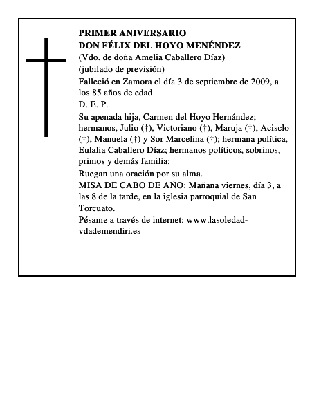 Don Félix del Hoyo Menéndez