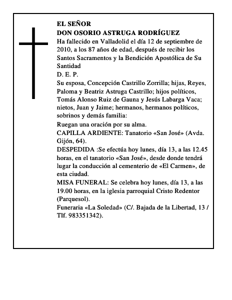 Don Osorio Astruga Rodríguez