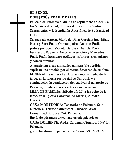 Don Jesús Fraile Patín