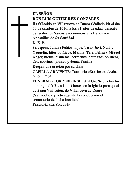 Don Luis Gutiérrez González