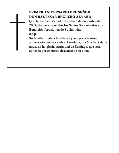 Don Baltasar Reglero Álvaro
