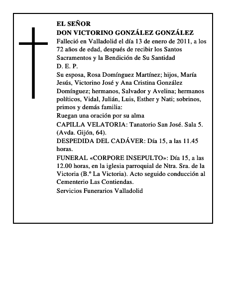 Don Victorino González González