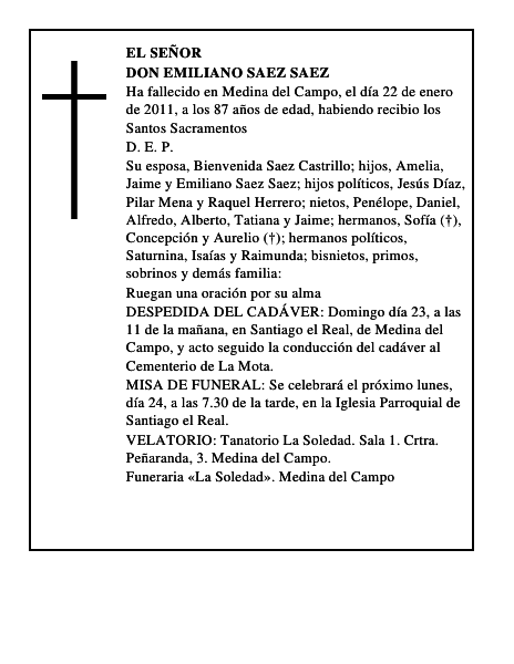 Don Emiliano Saez Saez