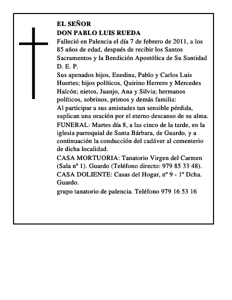 Don Pablo Luis Rueda