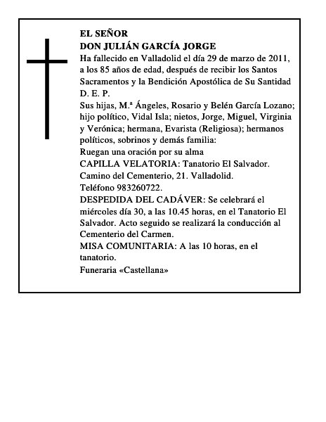 Don Julián García Jorge