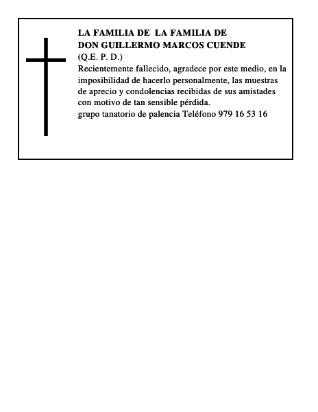 Don Guillermo Marcos Cuende