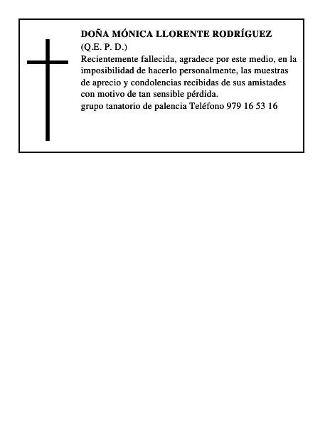 Doña Mónica Llorente Rodríguez