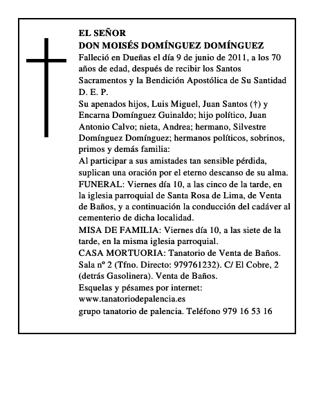 Don Moisés Domínguez Domínguez