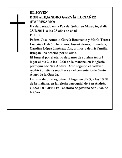 Don Alejandro Garvía Luciañez