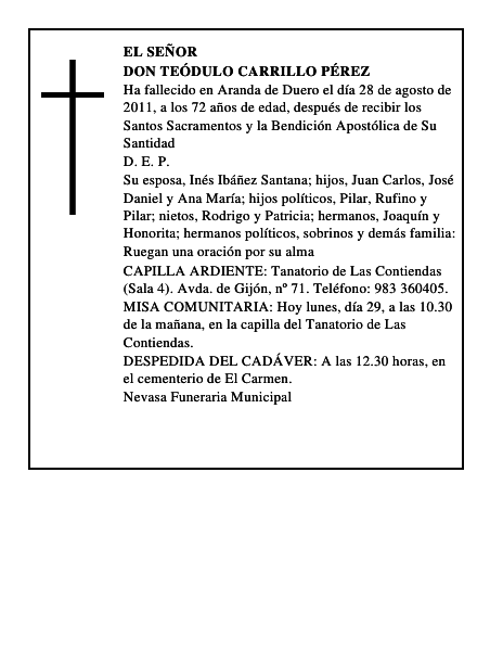 Don Teódulo Carrillo Pérez