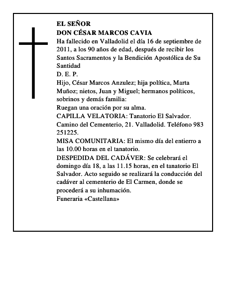 Don César Marcos Cavia