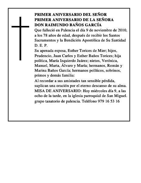 Don Raimundo Baños García