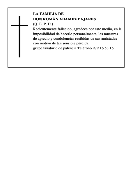 Don Román Adamez Pajares