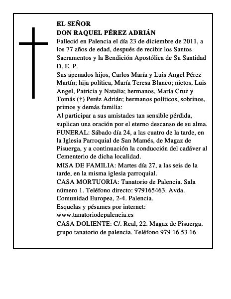 Don Raquel Pérez Adrián