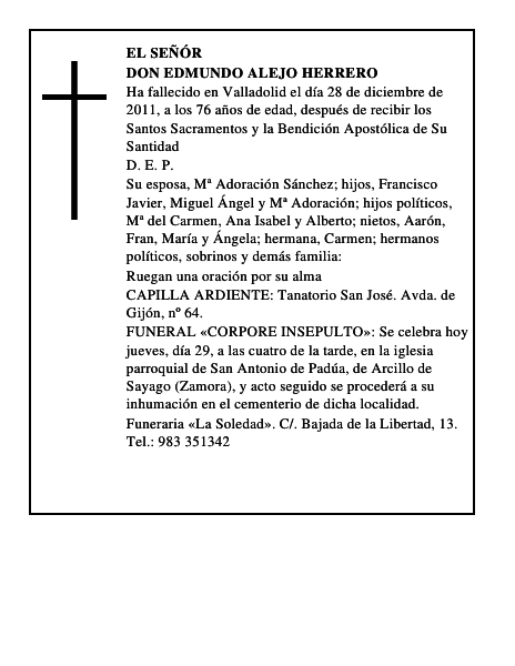 Don Edmundo Alejo Herrero