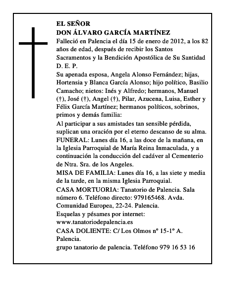 Don Álvaro García Martínez