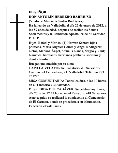 Don Antolín Herrero Barriuso
