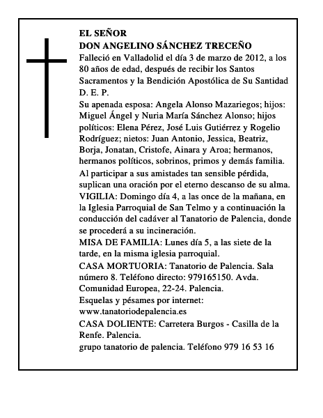 Don Angelino Sánchez Treceño