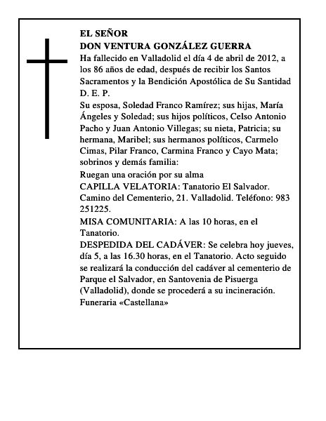Don Ventura González Guerra