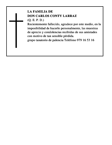 Don Carlos Conty Larraz