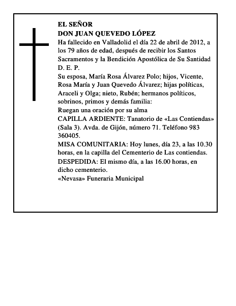 Don Juan Quevedo López