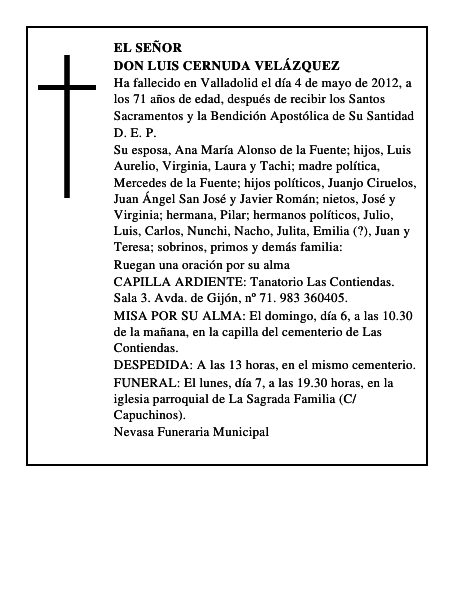 Don Luis Cernuda Velázquez