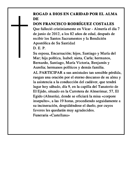 Don Francisco Rodríguez Costales