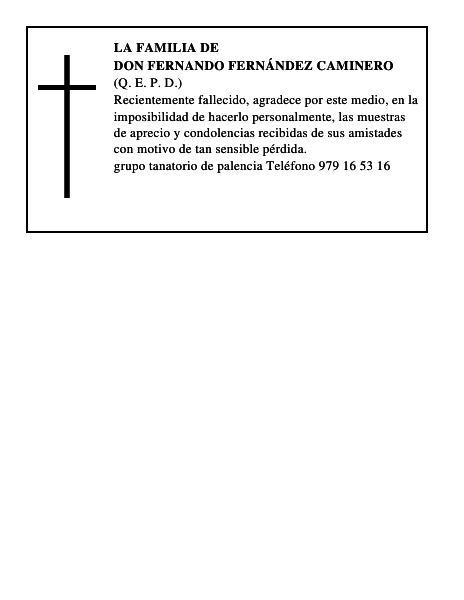 Don Fernando Fernández Caminero