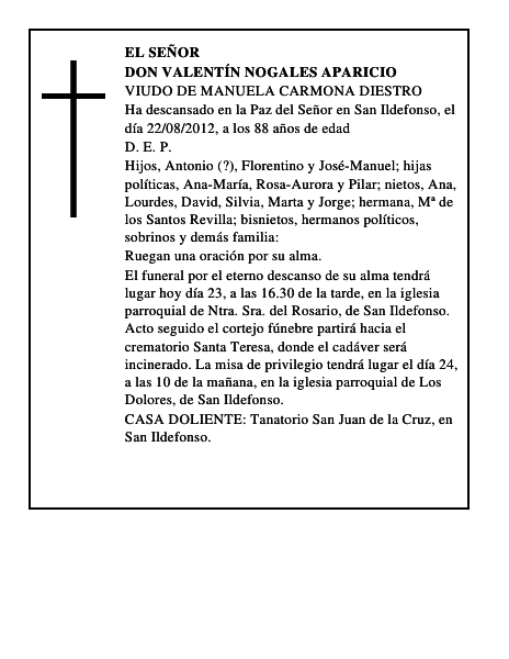 Don Valentín Nogales Aparicio