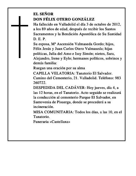 Don Félix Otero González