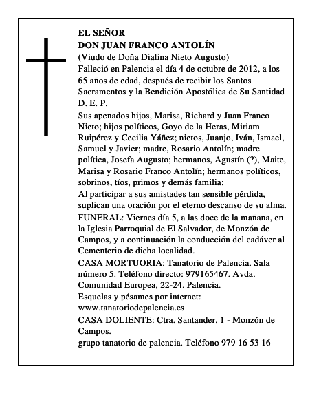 Don Juan Franco Antolín