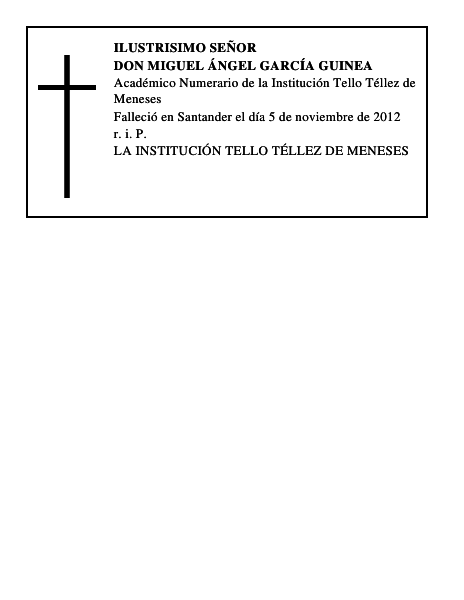 Don Miguel Ángel García Guinea