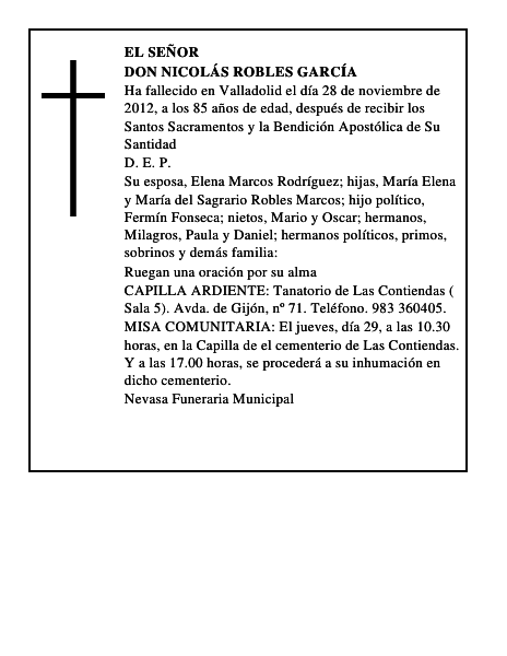 Don Nicolás Robles García