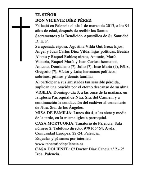 Don Vicente Díez Pérez