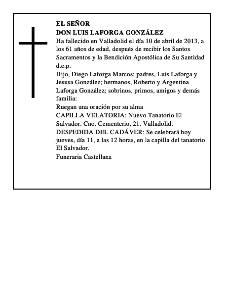 Don Luis Laforga González