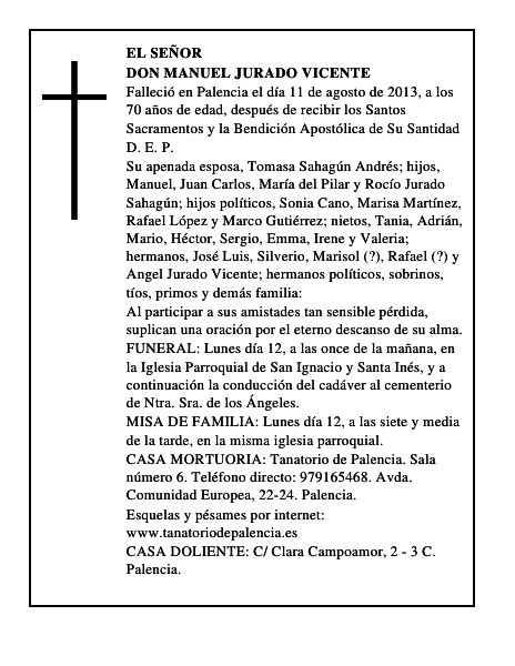 Don Manuel Jurado Vicente