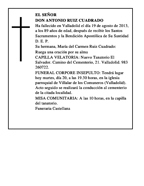 Don Antonio Ruiz Cuadrado
