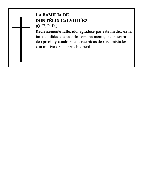 Don Félix Calvo Díez