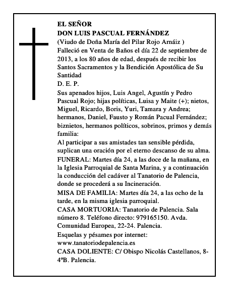 Don Luis Pascual Fernández