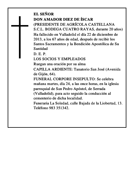 Don Amador Diez de Íscar