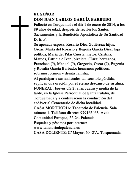 Don Juan Carlos García Barbudo