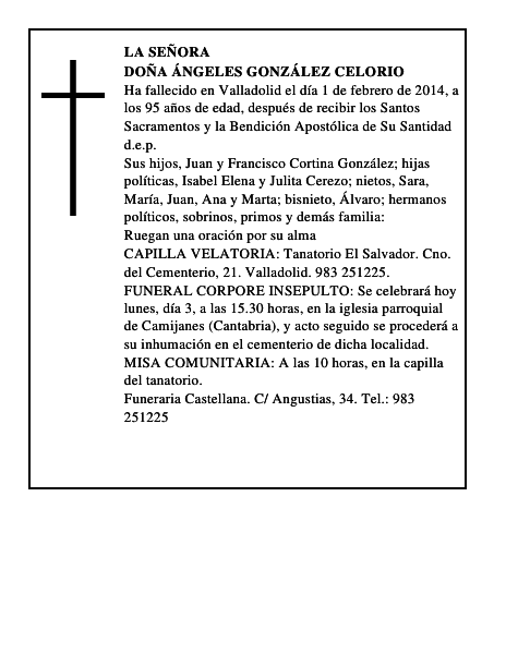 Doña Ángeles González Celorio