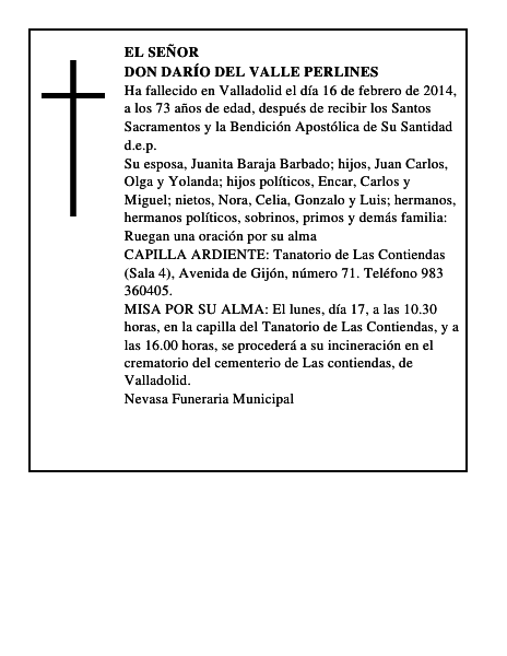 Don Darío del Valle Perlines