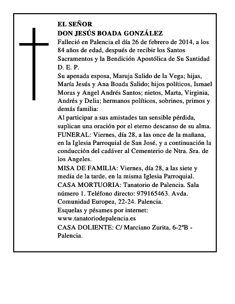 Don Jesús Boada González